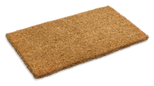 Plain Coco Mat Woven Back 1” Thick