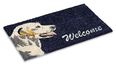 Vinyl Backed Printed Coco Mats ½” Thick Labrador