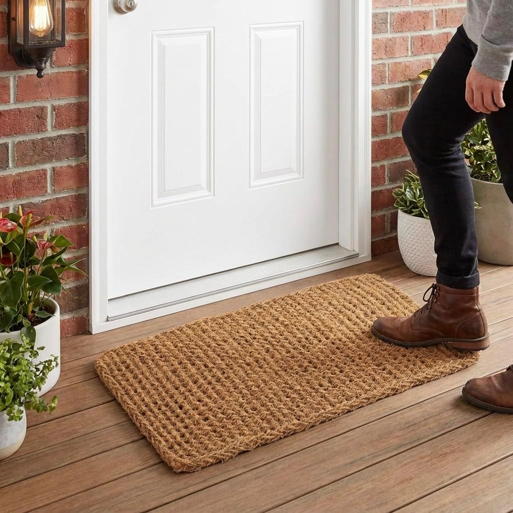Dragon Weave Coir Doormat, Rectangle