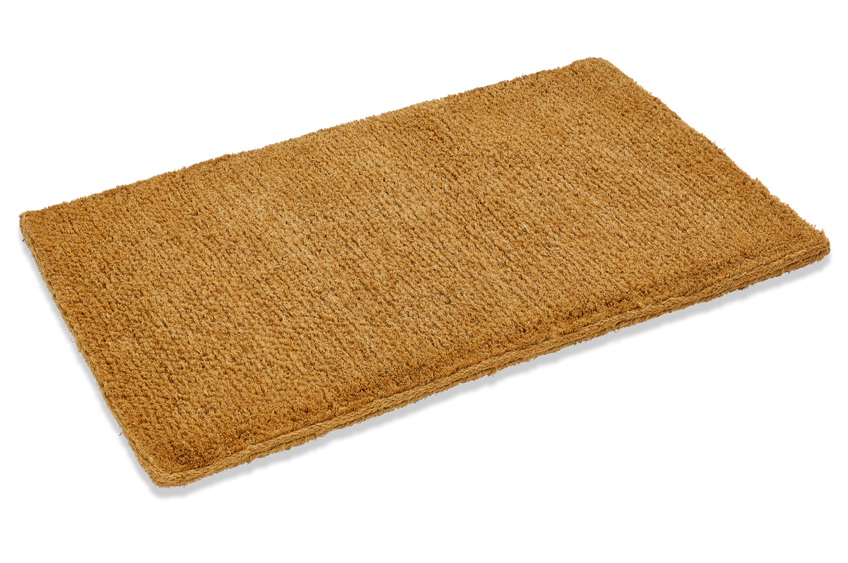 Woven-Backed Coir Doormat, 1″ or 2″ Thick