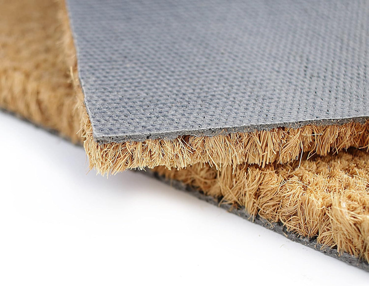 Vinyl-Backed Coir Doormat