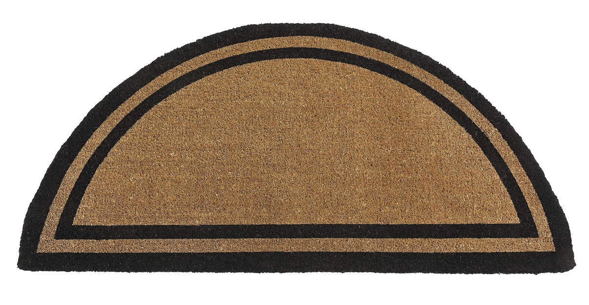 Half-Round Black Border