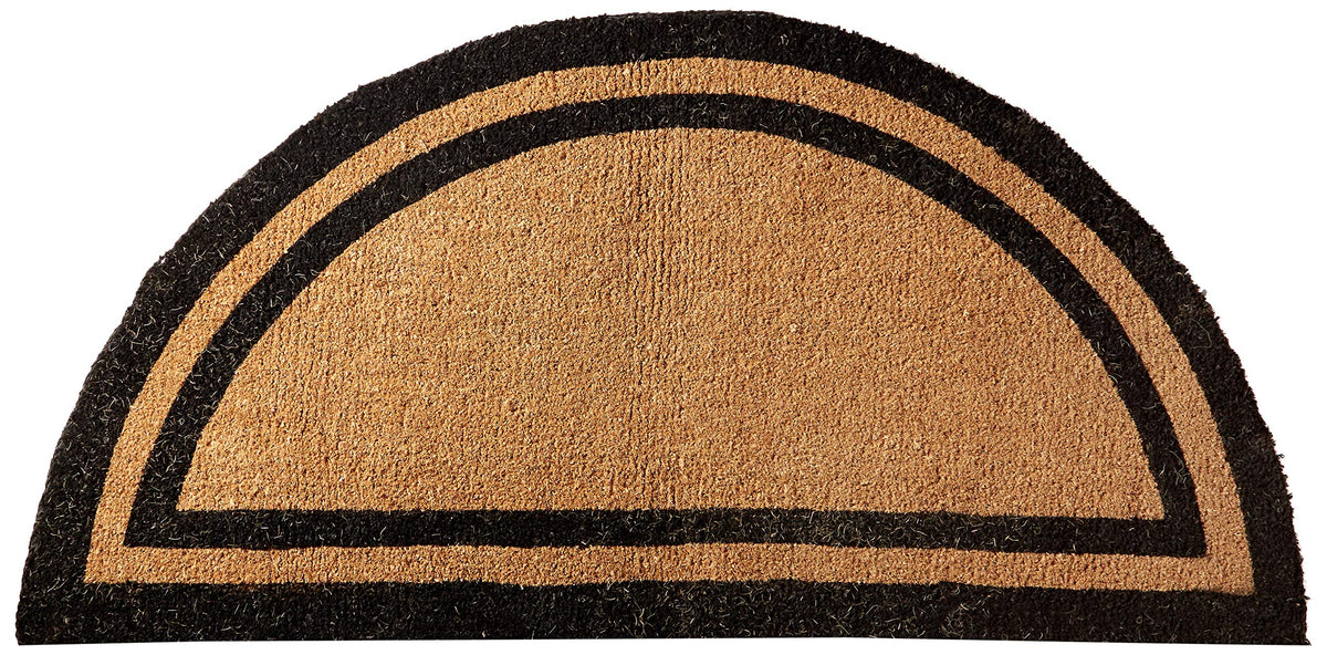 Half-Round Black Border