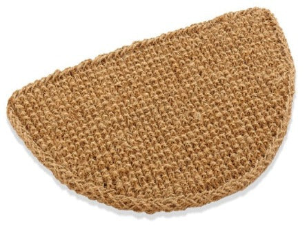 Dragon Weave Coir Doormat, Half-Round
