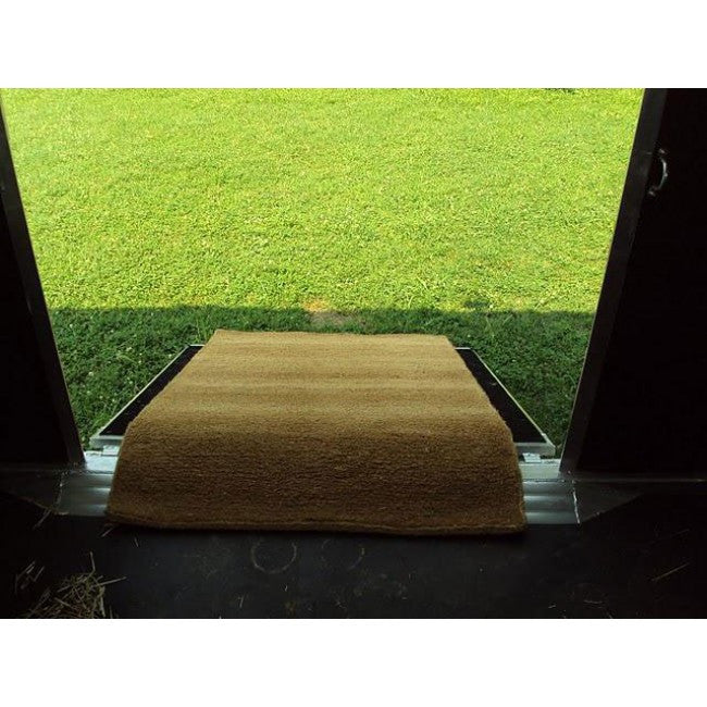 The chosen size drawn to scale at a matching door