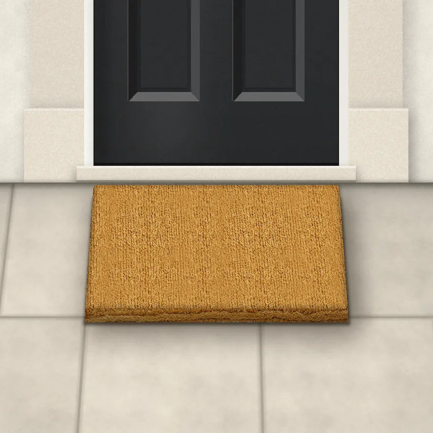 The chosen size drawn to scale at a matching door