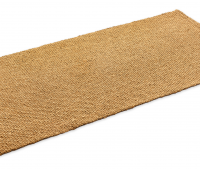 Natural coco rug with latex backing Size 3' x 6'